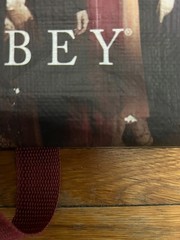 2013 TV DOWNTON ABBEY TOTE NEW CONDITION w TAG Wine Two-Sided Britain | SEE PICS