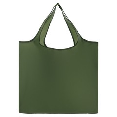 Reusable Grocery Bags, 1Pcs Washable Shopping Totes with Handles (Green)