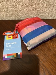 Lego Logo Reusable Tote Bag Multicolor Limited Edition