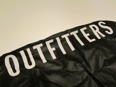 Urban Outfitters Logo Eco Friendly Shopping Bag Backpack / Black