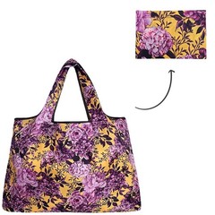 Large Lavender Bloom Reusable Tote Bag Eco-Friendly Foldable Durable Waterproof
