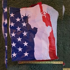 Red White Blue ShopRite Reusable Shopping Bag Limited Edition Statue Of Liberty
