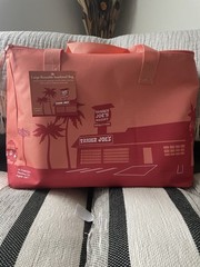 Trader Joe’s Large Peach Reusable Insulated Shopping Bag NWT