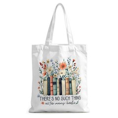 Funny Book Lover Tote Bag, Gifts for Readers Women, Reusable Canvas Shoulder Bag