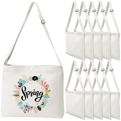 10 Pack 12 x 14 Inches Multi Purpose Reusable Blank Large Size Canvas Lightwe…