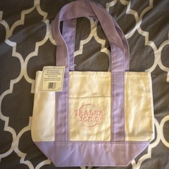 Trader Joe’s Mini Foldable Colorblock Pastel Tote Bags Set of 4