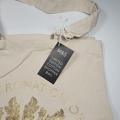 Marks Spencer Coronation Bag King Charles Queen Camilla Royal Buckingham M&S