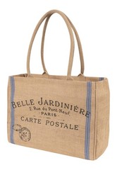Jute Market Tote Bag with Handles (Bell Jardinere)
