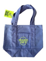 Trader Joe’s Mini Canvas Tote Bag Halloween Hottest It Bag Limited Purple 🎃