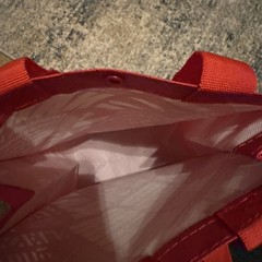 Lot of 2 LuLuLemon Reusable Bags – Small Size Red & White