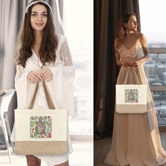 Sea Turtle Summer Beach Bag for Women, Large Beach Tote Bag, Ocean Lover Aest…