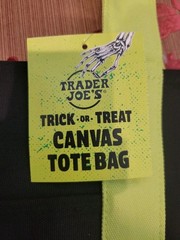 Trader Joe’s Mini Totes Black Purple Lime Green Multi Colors LTD New Tag