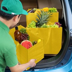 Hillban 30 Pack Reusable Grocery Bags Bulk Heavy Duty Large Shopping Bags Was…