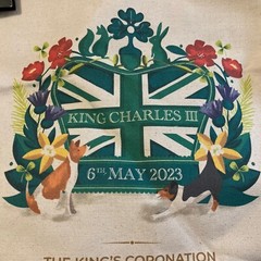 Waitrose Coronation Bag King Charles Dog Crown Fox 2023 Cotton John Lewis New