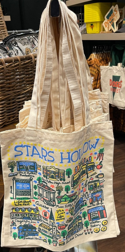 Warner Bros Studio Tour Hollywood Gilmore Girls Stars Hollow Tote Bag New