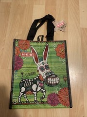 New Day Of The Dead Lot Of Three Reusable Grocery Shopping Bags Halloween
