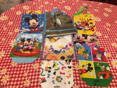 REUSABLE BAG LOT SHOPPING TOTE BAGS DISNEY WILDLIFE & MORE MICKEY MOUSE