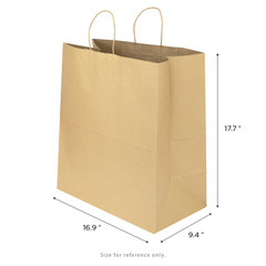 Karat Newport Paper Shopping Bag with Twisted Handles – 150 ct, FP-SB140
