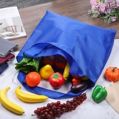Reusable Grocery Bags, 1Pcs Washable Shopping Totes with Handles (Green)