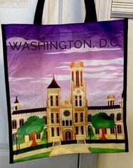 RARE Whole Foods Sticker reusable tote bag Washington DC