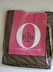 NEW OPRAH LIVE YOUR BEST LIFE BAG PINK AND BROWN NEW NEVER USED
