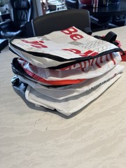 Lulu Lemon Reusable Bags 11x9x4 Lot Of 5