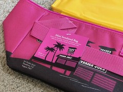 NEW Trader Joe’s MINI Insulated Tote Bags SET (Pink & Teal) NWT SET