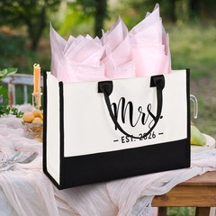Bride Tote Bag,Bridal Shower/Bachelorette Party/Wedding Day Gifts for Bride T…