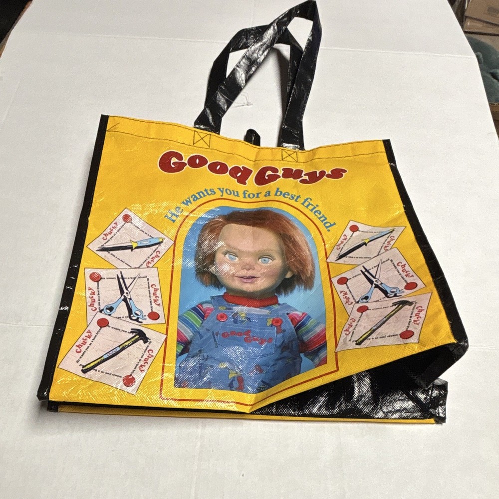 Good Guys Chucky Reusable Tote Bag Yellow/Black – Movies Promotional