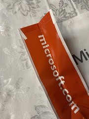 NEW Microsoft Reusable Tote Shopping Bag Large Carry Straps Button Closure HD
