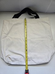 Panda Bear Reusable Carry All Shopping Tote Bag White & Black With Handles