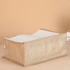 Jute Burlap Tote Bagn Jute Beach Bags Convenient Decoration Retro Tote Bag Count
