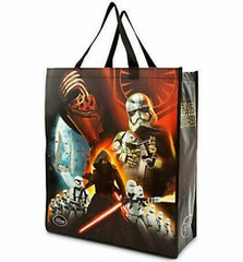 Disney Parks Two Sided Star Wars Force Awakens Reusable Shopping Tote Bag Large