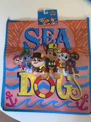 Paw Patrol The Movie Tote Bag Nickelodeon Animation Kids Sea Dogs NWT