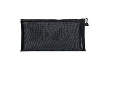 KyltoSynth Mesh Pouch, Zipper Small Nylon Travel, 3.93 x 7.87 inch, Black
