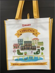 H-Mart Supermarket Grocery Shopping Tote Reusable Bag – VIRGINIA – Collectibles