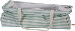 Teal Striped Krush Container All-Purpose Utility Tote