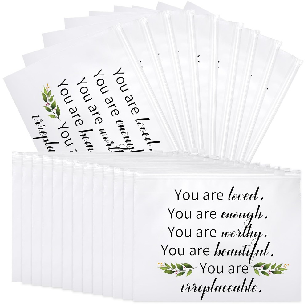 Reginary 50 Pcs Inspirational Gifts Bulk for Women Cosmetic white background