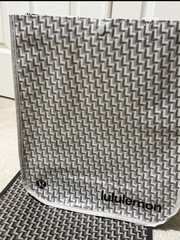 2 New Lululemon Large Reusable Shopper Tote Bag Limited Edition Ivory And Brown