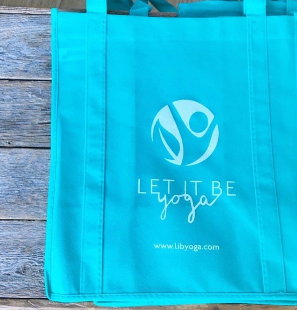 5 pack cloth GROCERY BAG – TEAL – Recyclable Shopping Tote – NEW