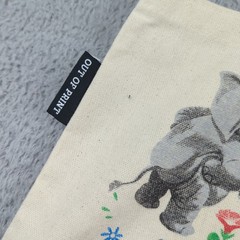 Out Of Print Little Golden Book Tote Bag Reusable Shopping Cotton Canvas Graphic