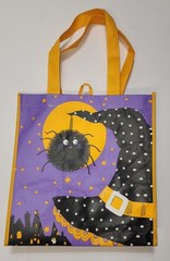 Publix HALLOWEEN Purple Orange Reusable Tote Bag Genuine Green Bag