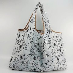 Snoopy Foldable Shopping Bag – Large, Reusable, Waterproof Tote