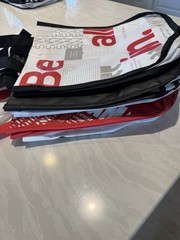 Lulu Lemon Reusable Bags 11x9x4 Lot Of 5