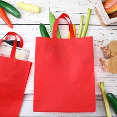 120 Pcs Non Woven Tote Bags Bulk 11.8 x 4 x 15 Inch Large Reusable Gift Bag F…