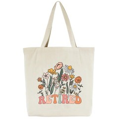 Funny Retirement Gifts for Women Kitchen Reusable Grocery Bags for Shopping T…