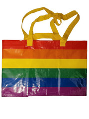 IKEA STORSTOMMA Rainbow Pride Large Shopping Bag 2401 oz, New with Tags