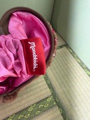 FREE imperfect Monchhichi tote with the purchase of two coin cases charm