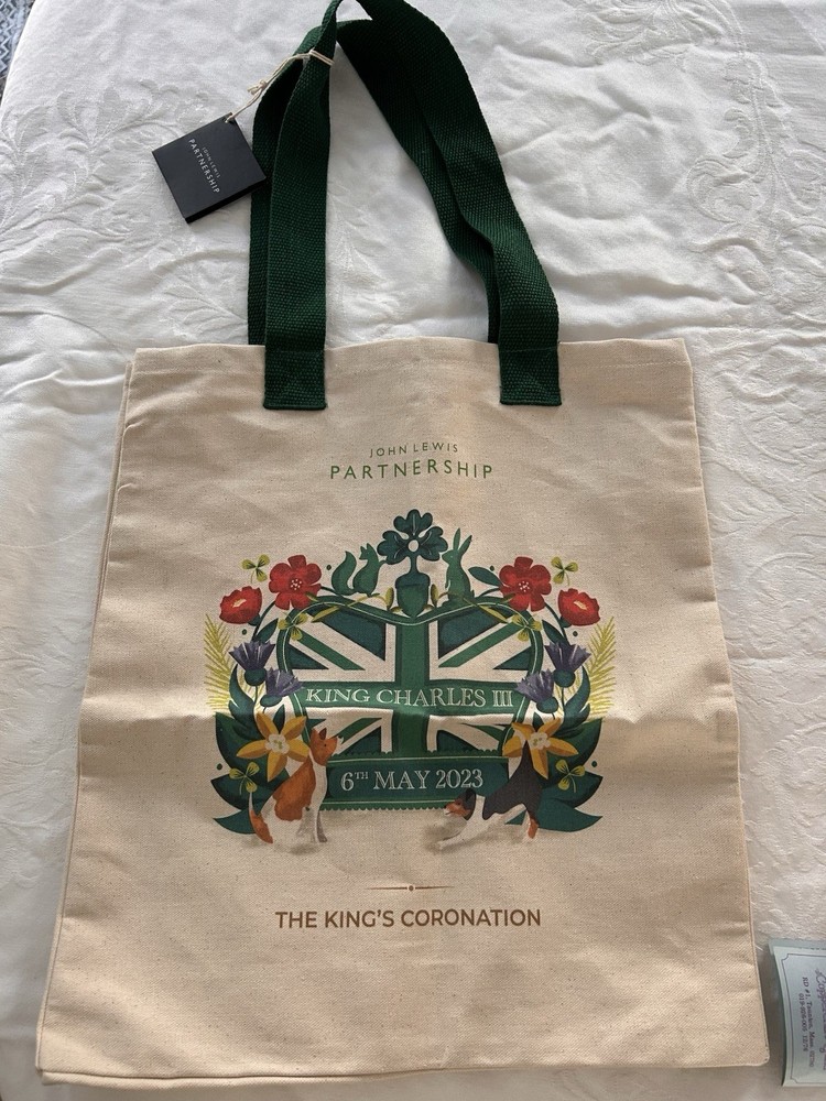 John Lewis Partnership King’s Coronation Reusable Cotton Large Foldable Bag