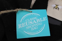 BEE Tote Bag Double Handles Cloth Canvas